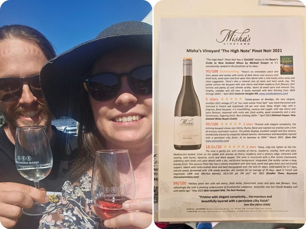 Things to do in Alexandra & Central Otago - Wineries, Misha's, Alexandra Basin Wine Growers