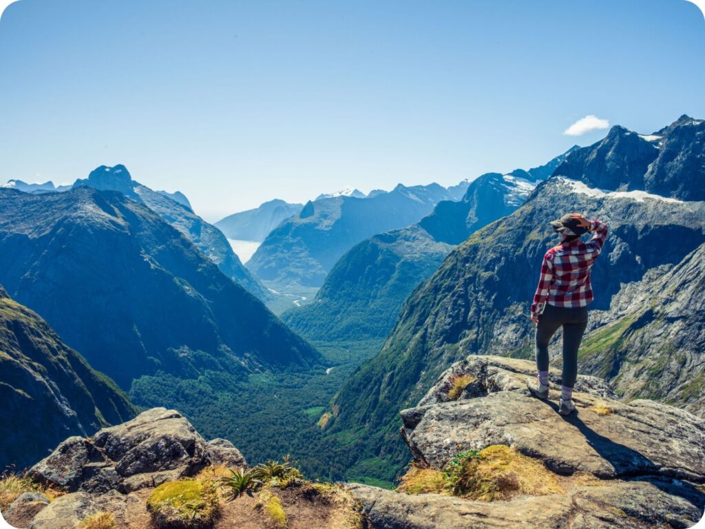 Hikes in Milford Sound - Gertrude Saddle