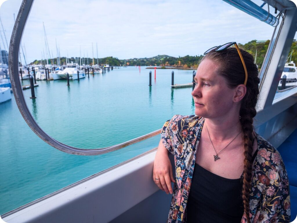 Poor Knights Islands Perfect Day Cruise - Tiff Enjoying the water