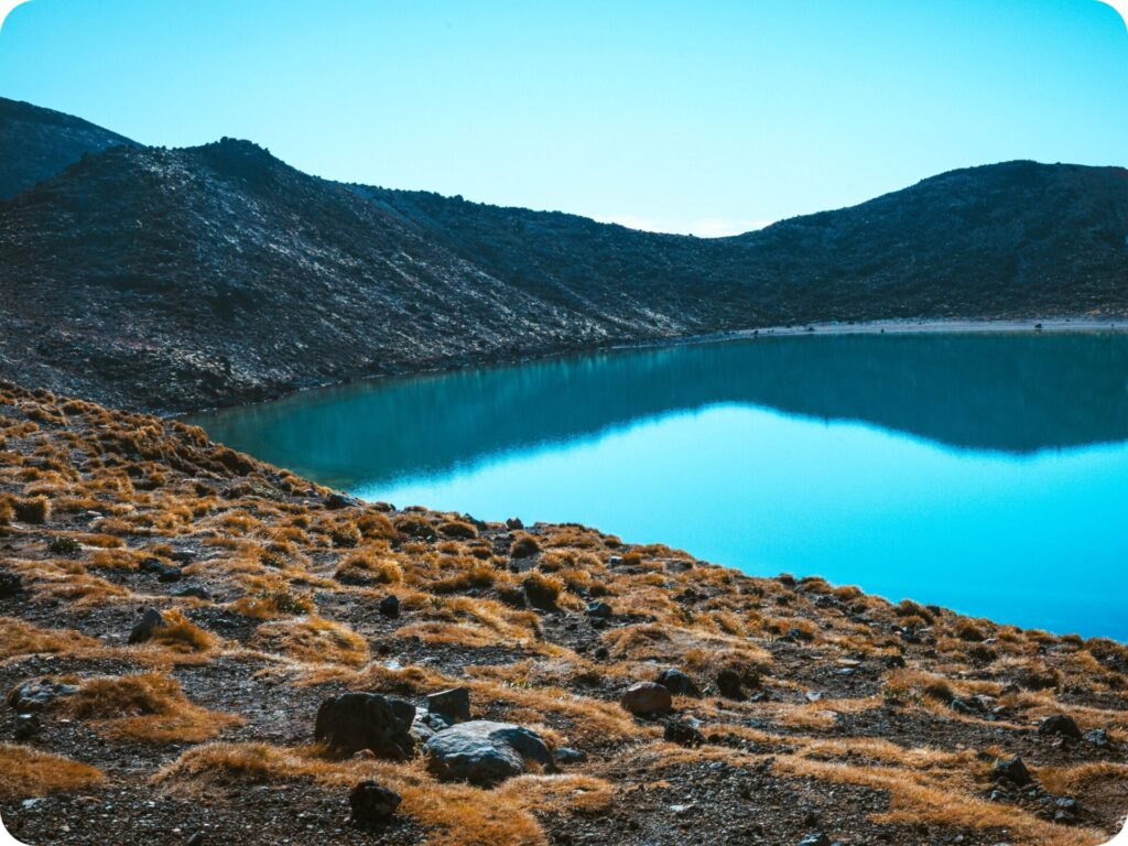 Tongariro Alpine Crossing - Blue Lake