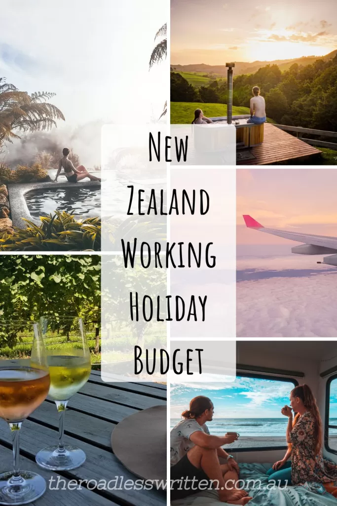 New Zealand Working Holiday Budget Pinterest Pin