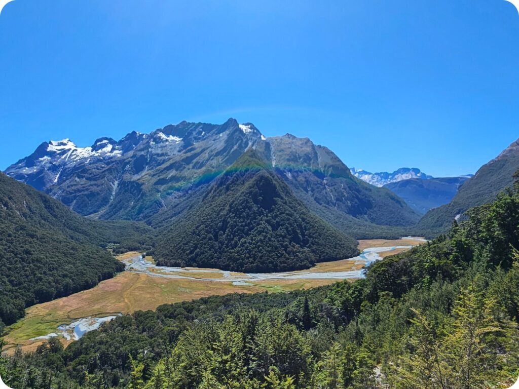 Routeburn Track - View from 1994 Slip