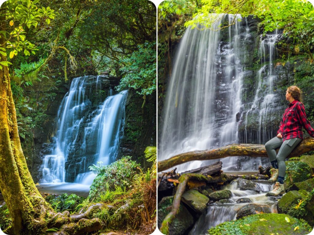 Waterfalls in the Catlins - Horseshoe & Matai