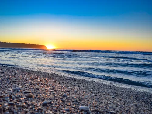 New Zealand Beach Sunset Print
