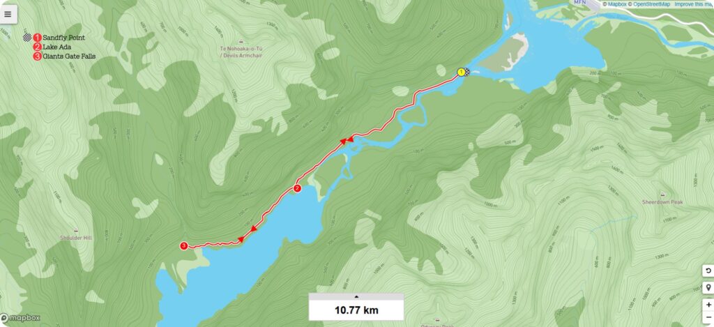Milford Track Day Hike - Sandfly Point to Giant Gate Falls