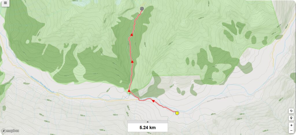 South Island Day Hikes - Rob Roy Trail Map